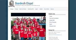 Desktop Screenshot of boardwalkchapel.org