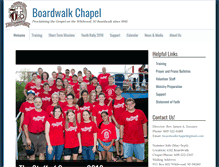 Tablet Screenshot of boardwalkchapel.org